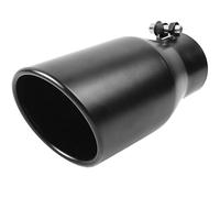 Embout D'éChappement Embout D'échappement En Acier Inoxydable Tuyau Avec Entrée De 3Pouces Sortie 4,5Pouces Longueur Totale 9Pouces Sifflet D'éChappement