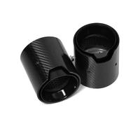 Embout d'échappement Embout D'échappement En Fibre De Carbone Pour BMW F30 M335i M340i F22 M235i M240i F20 F21 M135i M140i Tuyau d'échappement(Black 2 Pcs)