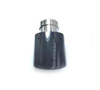 Embout d'échappement Embout D'échappement Ovale Incliné 1 Pièce Embouts Silencieux Voiture Tuyau Style Turbo Sound Sifflet(57-130)