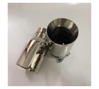 Embout D'échappement Embout D'échappement Plat De 170 Cm 2.5 Pouces 3 Entrées Embouts Silencieux Pour Tuyau Voiture Gorge Universelle(In76-101mm 1pcs)