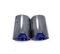 Embout d'échappement Embout D'échappement Silencieux Tuyau Bleu Pour F87 Pour M2 F80 Pour M3 F82 F83 Pour M4 F90 Pour M5 Pour M6 Pour M135i Pour M235i Pour M335I Terminal d'échappement(IN 76 OUT 105)