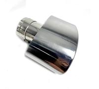 Embout d'échappement Embout D'échappement Universel Acier Inoxydable 304 1 Pièce Sortie 150Mm Tuyau Incliné Ovale Roulé Pour Voitures Terminal d'échappement(60-150 right)