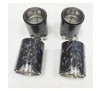 Embout D'Échappement Embout Silencieux 70 Mm 4 Pièces Fibre Carbone Mate Pour BMW M2 F8 M3 F80 M4 F82 Pour M5 F10 M6 F12(Glossy silver 4pcs)