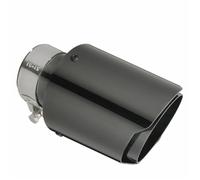 Embout d'échappement Embout Silencieux D'échappement Acier Inoxydable Voiture Système Universel Droit Titane Décoration Tuyau Terminal d'échappement(63-89)
