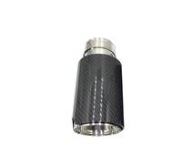 Embout d'échappement Embout Silencieux D'échappement Arrière Fibre Carbone Noir Brillant 1 Pièce Pour BMW Pour M2 Pour M3 Pour M4 F30 F22 F32 F33 F36 F10 F12 Terminal d'échappement(ID 67-OD 80)