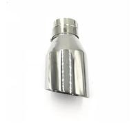 Embout d'échappement Embout Universel Silencieux D'échappement Voiture Acier Inoxydable 304 Chromé Turbo Sound Sifflet(57 IN 89 OUT)