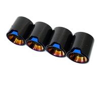 Embout D'éChappement Embouts De Silencieux D'échappement En Fibre Carbone Pour BMW Pour M2 M3 M4 G80 G81 G82 G83 G87 2020-2025 Sifflet D'éChappement(Bleu)