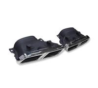 Embout D'éChappement Embouts De Silencieux D'échappement Pour Benz Pour C63 W205 C200 C300 C180 C260 2015-2018 Buse Pot Quadruple Sifflet D'éChappement(Silver B)