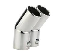 Embout d'échappement Embouts D'échappement Doubles En Acier Inoxydable Pour Vw Pour Golf 4, Pour Bora Et Pour Jetta (1998-2004)