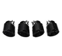 Embout D'echappement Embouts D'échappement En Fiber Carbone 4 Pièces/lot Pour BMW Pour M2 Pour M3 Pour M4 G80 G82 G83 G87 Tuyaux D'échappement Buse Silencieux Silencieux D'échappement(Type A)