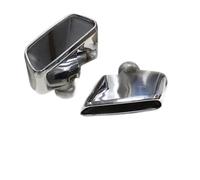 Embout D'échappement En Acier Inoxydable Pour G30 G31 525i 530i 540i Buse Système Avec Diffuseur MP Modifié Embout Silencieux Noir 1 Paire(Argent,A)