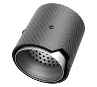 Embout d'échappement en fibre de carbone brillant/mat, compatible avec BMW M2 M3 M4 M135i M235i M140i M240i M335i M340i(Silver Matte in67mm)
