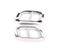 Embout d'échappement Garniture Couvercle Sortie Tuyau D'échappement En Acier Inoxydable 2 Pièces Pour Mercedes Pour Benz GLC GLE GLS W167 X253 X167 2020 - 2022 enjoliveur d'échappement(Style A)
