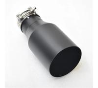 Embout d'échappement Gorge Queue Silencieux Noire Universelle Réaménagement Véhicule En Acier Inoxydable Pour Bmw E90 Embout D'échappement W222 Tuyaux d'échappement(63MM IN-115MM OUT)