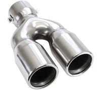 Embout d'échappement INOX massif duplex rond 215 x 140 mm UNIVERSEL