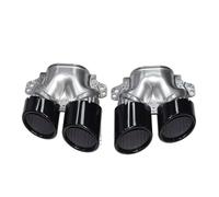 Embout D'échappement Pour Benz Pour W177 A35 C118 CLA35 X247 GLB35 A45S 2020+ Silencieux De Pare-chocs Arrière Embout De Tuyau D'échappement Embouts D'éChappement(Black Exhaust)