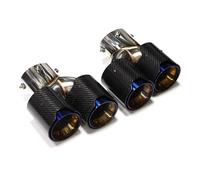 Embout D'échappement Pour BMW G20 G21 M340i G42 440i G22 M240i Double Quatre Sorties M Embout Silencieux D'échappement Système D'échappement Buse Tuyau D'échappement 2020 Voiture D'éChappement Tuyau(C