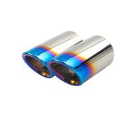 Embout D'échappement Pour BMW Pour E90 Lavida Beetle Embout De Silencieux D'échappement Tuyau D'extrémité Queue Gorge Auto(Blue 2PC)