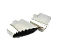 Embout D'échappement pour BMW X5 E70 2000-2016 1 Paire D'échappement Chromé Double Tuyau Queue Embout Silencieux en Acier Inoxydable