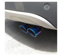 Embout D'échappement Pour Hyundai Pour Tucson Ix35 2010-2019 TailPipe Tailpipe Finisher End Trim Tip Cover Garniture D'Échappement(Blue B)