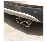 Embout D'échappement Pour Hyundai Pour Tucson Ix35 2010-2019 TailPipe Tailpipe Finisher End Trim Tip Cover Garniture D'Échappement(Silver B)