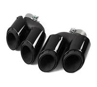 Embout D'echappement Pour P&orsche Pour Macan 2014-2017 Échappement 4 Sorties Sport Silencieux En Acier Inoxydable Gorge Queue Tuyau D'échappement Voiture(Triple Black)