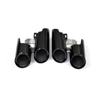 Embout d'échappement Pour Panamera 2014-2016, 1 paire d'embouts de silencieux d'échappement, pièces détachées automobiles( Black)