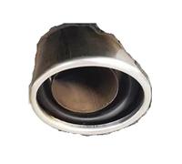 Embout D'Échappement Pour Toyota Pour RAV4 2014-2019 Embout D'échappement Silencieux Protecteur Tuyau D'extrémité Queue En Acier Inoxydable Tuyaux Queue Voiture(Silver with tools)