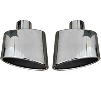 Embout d'échappement pour VW Golf 2012-2025 Acier inoxydable Chrome 2x