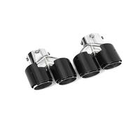 Embout d'échappement Quadruple pour BMW G21 G20 M340i G42 M240i G23 M440i, Double Sortie d'échappement Haute Performance (Fibre de Carbone H)