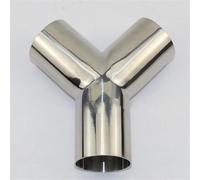 Embout d'échappement Raccords Tuyaux En T Acier Inoxydable 304 Type Y Pour Sanitaires 25/32/38/45/51/63/76Mm Terminal d'échappement(25mm)