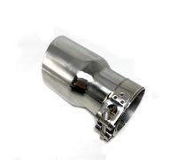Embout d'échappement Réaménagement Véhicule Acier Inoxydable Silencieux D'échappement Universel Modification Gorge Queue Embout Pour BMW E90 Turbo Sound Sifflet(60 IN 76 OUT)