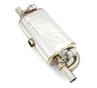 Embout d'échappement Silencieux D'échappement Universel En Forme De T Un Sur Deux Valve Décharge Découpe D'échappement 51MM 60MM 63MM 70MM 76MM Extrémités tuyau auto(51MM)