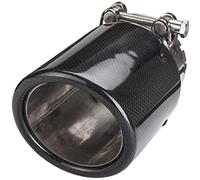 Embout D'échappement Traype de voiture Universal 80mm ~ en 101mm Out Glossy Black Carbon Fibre d'échappement la queue arrière Tuyau tuyauterie