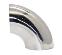 Embout D'echappement Tuyau De Soudage Coudé en Acier Inoxydable À 90 Degrés Raccord De Tuyau D'échappement De Voiture Tuyau Soudé par Silencieux Plusieurs Tailles Gorge Queue(102MM-1.2MM)
