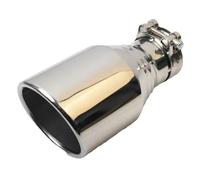 Embout D'échappement Tuyau Embout D'échappement Universel Camion Diesel, Entrée 2,5", Sortie De 4" X Longueur Totale 9" En Acier Inoxydable Diamètre Extérieur 2,5"(IN76-OUT115MM)