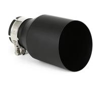 Embout D'échappement Tuyau Système D'échappement Voiture Acier Inoxydable Noir 1 Pièce Embout Silencieux Sortie Bord Biseauté Accessoires Tuyau Modifiés Universels(54MM IN 76MM OUT)