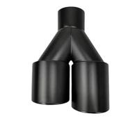 Embout D'échappement Universel À Double Embout En Y Pour Silencieux De Voiture, En Acier Inoxydable Mat, À Modifier Silencieux D'Échappement(Left In63-Out89)