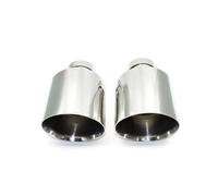 Embout D'échappement Universel Acier Inoxydable 1 Pièce Embout Silencieux D'échappement Voiture Bouche Oblique Embout 63 Mm Silencieux Tuyau Echappement(ID57MM OD114MM)