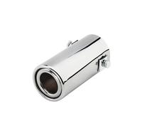 Embout D'échappement Universel De 50 Mm En Acier Inoxydable Pour Voiture Extrémités Tuyau D'échappement Voiture(Flat)
