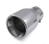 Embout d'échappement universel pour sport - Aspect acier inoxydable - Rond - Jusqu'à 58 mm - Chromé AutoHobby