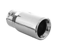 Embout d'échappement universel pour sport - Aspect acier inoxydable - Rond - Jusqu'à 59 mm - Chromé AutoHobby