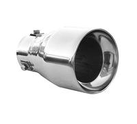 Embout d'échappement universel pour sport, sport, tuning, aspect acier inoxydable, rond, jusqu'à 51 mm, chromé AutoHobby
