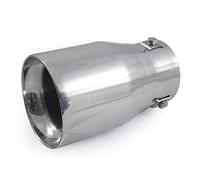 Embout d'échappement universel pour sport, sport, tuning, aspect acier inoxydable, rond, jusqu'à 63 mm, chromé AutoHobby