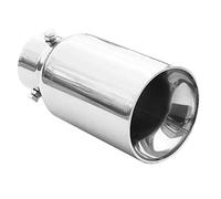 Embout d'échappement universel pour sport, tuning, aspect acier inoxydable, rond, jusqu'à 46 mm, chromé AutoHobby