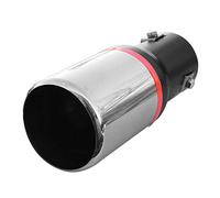 Embout d'échappement universel pour sport, tuning, aspect acier inoxydable, rond, jusqu'à 53 mm, chromé AutoHobby