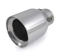 Embout d'échappement universel pour sport, tuning, aspect acier inoxydable, rond, jusqu'à 56 mm, chromé AutoHobby