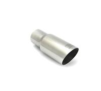 Embout d'échappement universel rond 80 mm Longueur 120 mm Diamètre de montage 65 mm