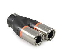 Embout d'échappement universel rond en acier inoxydable de 39 mm à 55 mm
