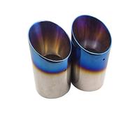 Embout D'échappement Voiture 1/2 Pièces Tuyau D'échappement De Voiture Embout Pour Mazda Cx-5 Cx 5 Cx5 Kf 2013-2022 Gorge Arrière En Acier Inoxydable(Blue b 2pcs)